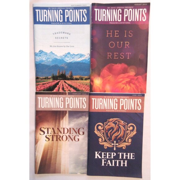 Lot 11 David Jeremiah Turning Points Magazine/Devotional 2023, 2024, 2025 New - Picture 5 of 5